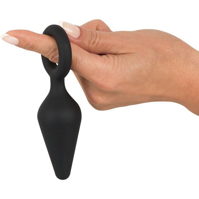 Чёрная анальная пробка Soft Touch Plug S - 12,1 см - You2Toys. Фотография 2.