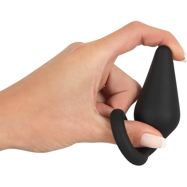 Чёрная анальная пробка Soft Touch Plug S - 12,1 см - You2Toys. Фотография 3.