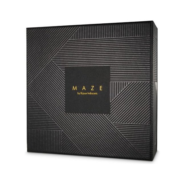 Чёрные наручники с петлёй MAZE T-RESTRAINTS. Фотография 3.