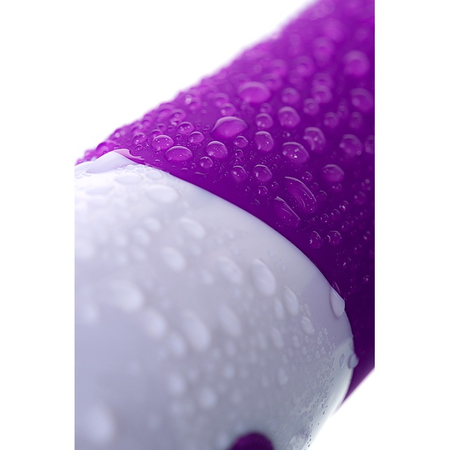 Фиолетовый вибратор JOS TATY с пульсирующими шариками - 21,5 см. Фотография 12.