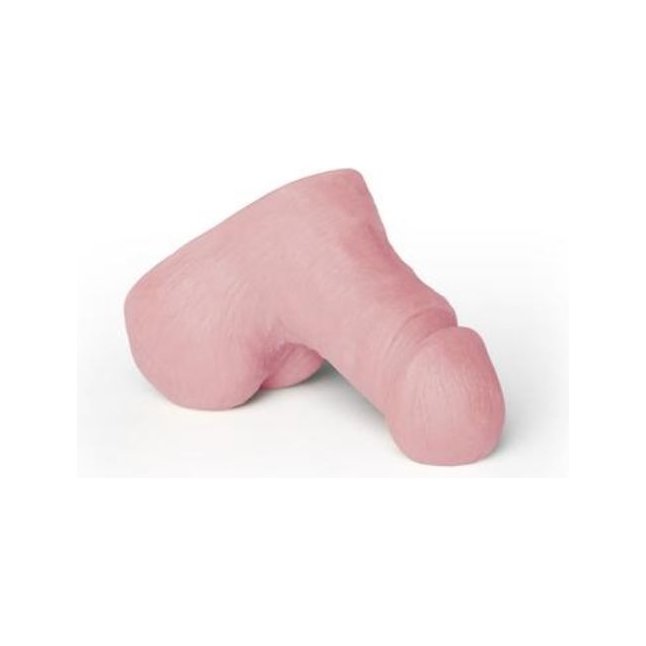 Мягкий имитатор пениса Pink Limpy экстра малого размера - 9 см