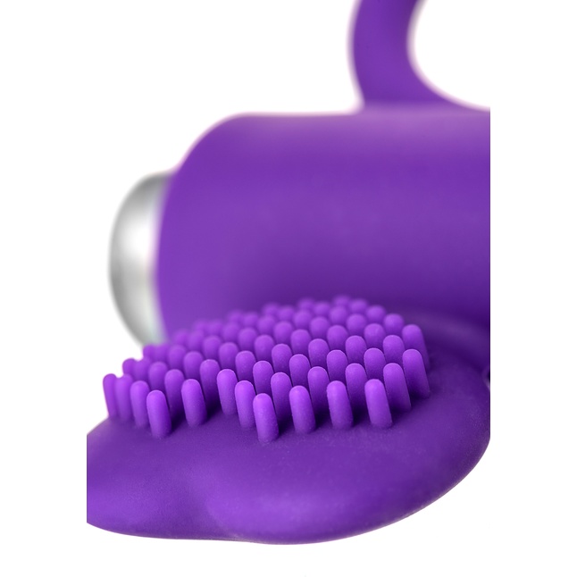 Фиолетовое виброкольцо с ресничками JOS PERY. Фотография 9.