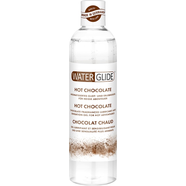 Лубрикант на водной основе с ароматом шоколада HOT CHOCOLATE - 300 мл