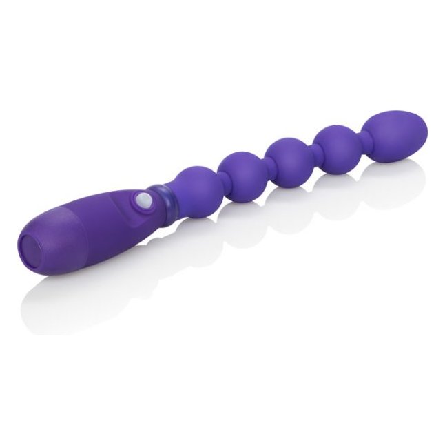 Фиолетовый анальный стимулятор с вибрацией Booty Call Booty Bender - 17,8 см - Booty Call. Фотография 4.