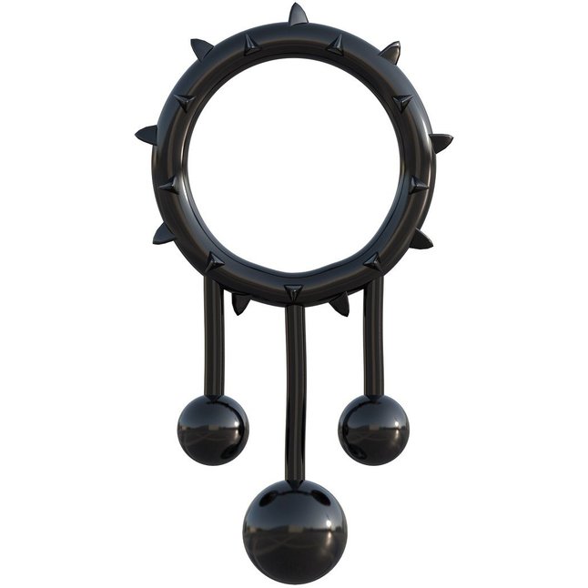 Чёрное эрекционное кольцо Original Ball Banger - Fantasy C-Ringz