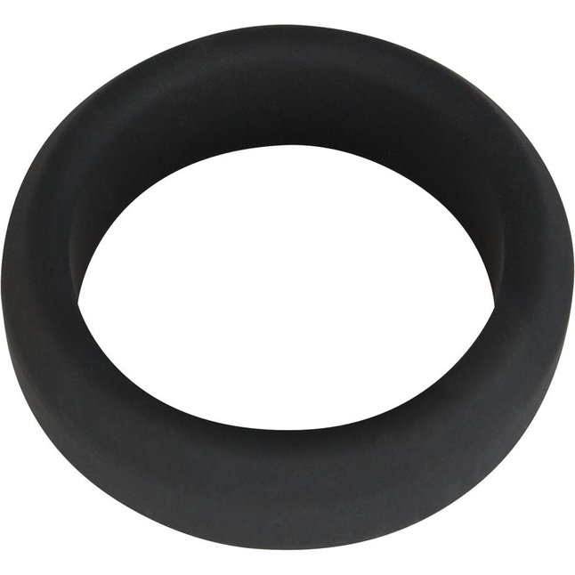 Чёрное эрекционное кольцо из силикона - You2Toys