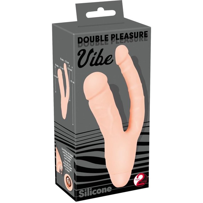 Анально-вагинальный вибромассажер Double Pleasure Vibe - 21 см - You2Toys. Фотография 5.