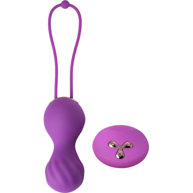 Фиолетовые шарики с пульсирующими бусинами JOS ALBA. Фотография 2.
