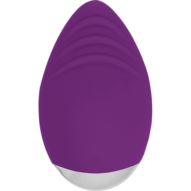 Фиолетовый клиторальный стимулятор Nanci - 10,5 см - Simplicity. Фотография 2.