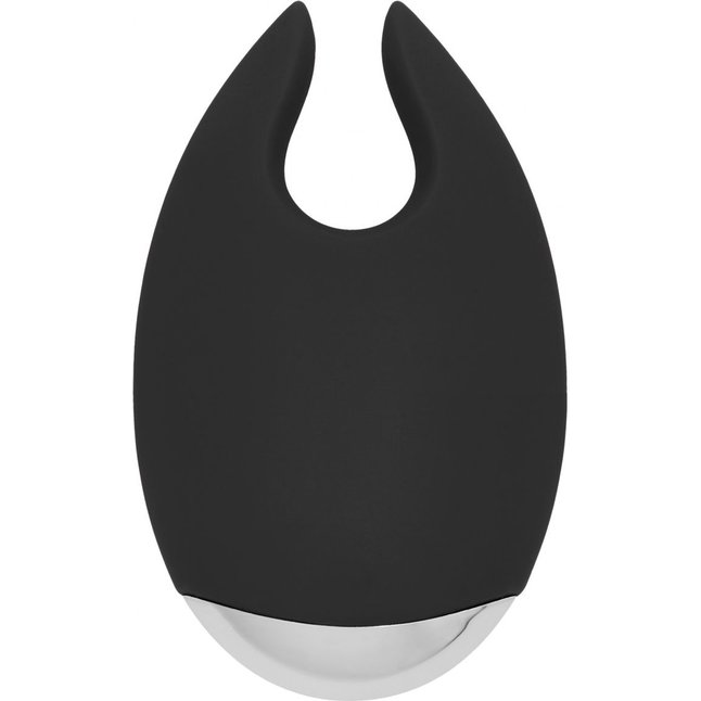 Черный клиторальный вибростимулятор Vayle - 10,5 см - Simplicity