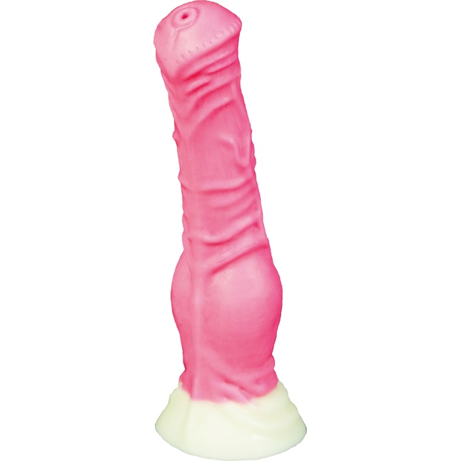 Розовый фаллоимитатор Пони mini - 18,5 см