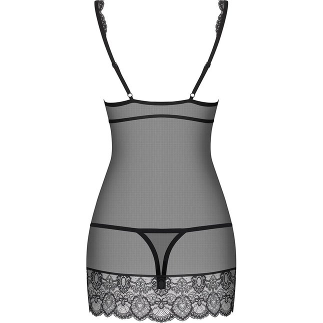 Полупрозрачная сорочка с лифом на косточках - Sexy. Фотография 4.