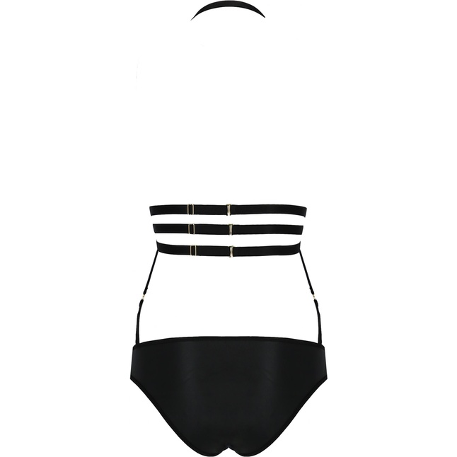 Эротическое боди Lamis из материала с wet-look эффектом. Фотография 4.