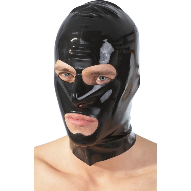 Шлем-маска на голову с отверстиями для рта и глаз - Late X