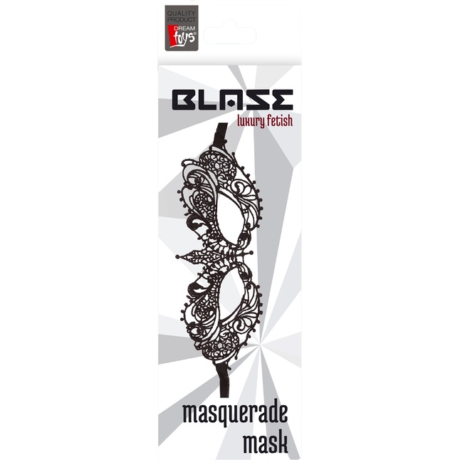 Чёрная маскарадная маска BLAZE MASQUERADE MASK - Blaze. Фотография 2.