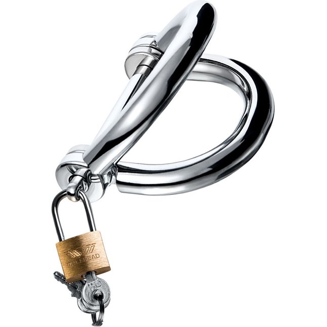 Серебристые наручники в форме восьмерки Metal - размер S - Metal. Фотография 3.