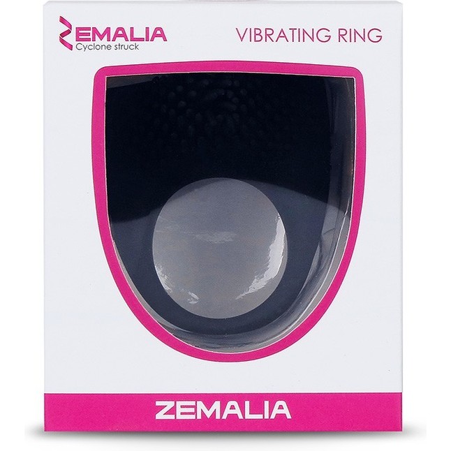 Чёрное эрекционное кольцо Zemalia Armour - Zemalia. Фотография 5.