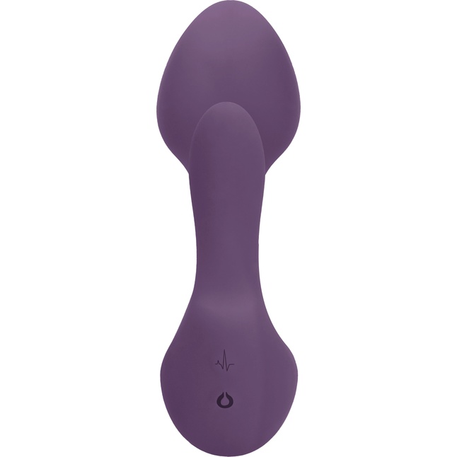 Фиолетовый анально-вагинальный вибратор Sofia - 13 см - Jil. Фотография 2.
