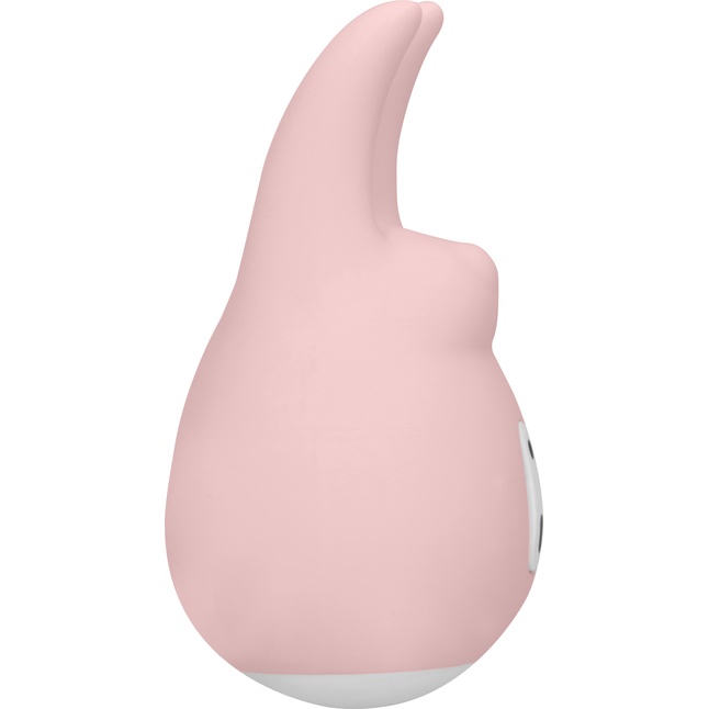 Розовый клиторальный стимулятор Love Bunny - 9,4 см - Loveline. Фотография 3.