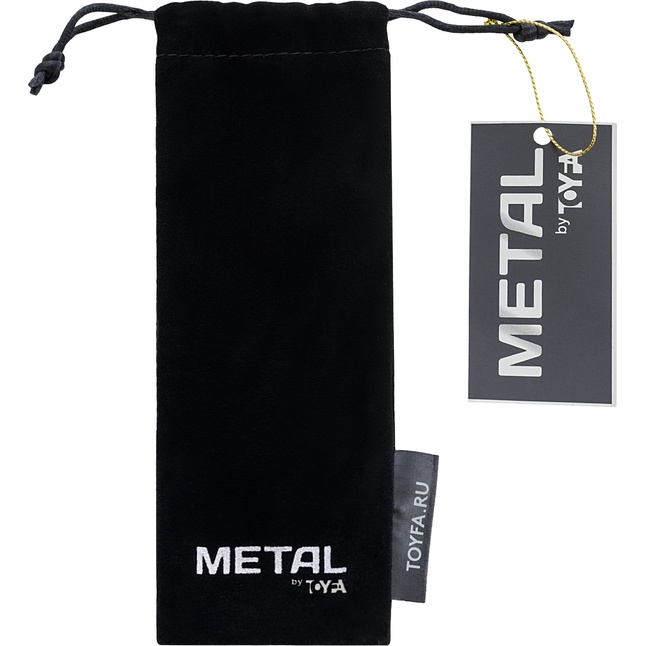 Серебристый фигурный уретральный плаг с кольцом в основании TOYFA Metal - 19 см - Metal. Фотография 3.