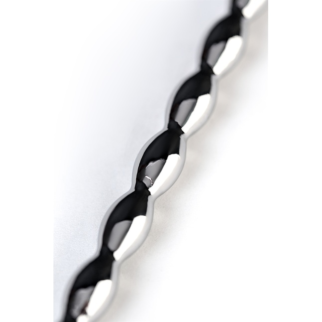 Серебристый длинный уретральный плаг-косичка TOYFA Metal - 15,7 см - Metal. Фотография 5.
