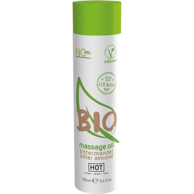 Массажное масло BIO Massage oil bitter almond с ароматом миндаля - 100 мл - BIO