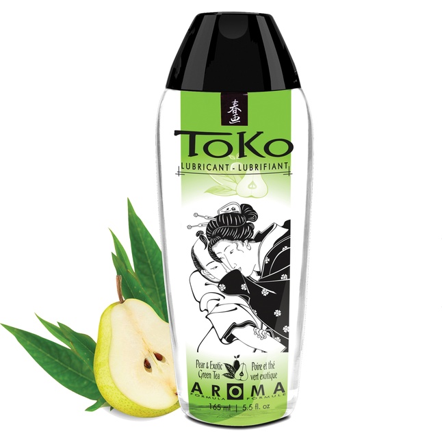 Интимный гель TOKO Pear Exotic Green Tea с ароматом груши и зеленого чая - 165 мл