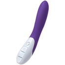  Фиолетовый вибратор Mystim Elegant Eric - 27 см. 