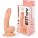  Реалистичный фаллоимитатор Erowoman телесного цвета на присоске 