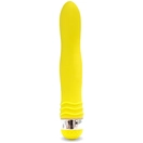  Желтый эргономичный вибратор Sexy Friend - 17,5 см. 