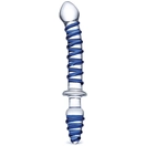  Двусторонний фаллоимитатор с анальной пробкой Mr. Swirly Dildo   Butt Plug - 25 см. 