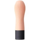  Персиковый рифленый мини-вибратор IROHA ZEN HANACHA - 12,7 см. 