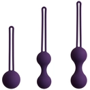 Набор из 3 фиолетовых вагинальных шариков Kegel Training Set 