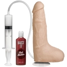  Телесный фаллоимитатор с имитацией семяизвержения Bust It Squirting Realistic Cock - 23,36 см. 
