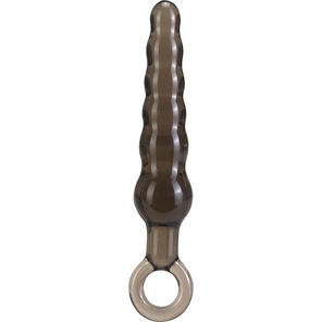  Дымчатая фигурная анальная ёлочка ANAL STICK 14 см 