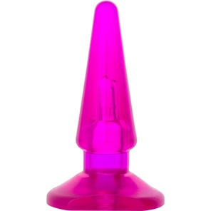  Фиолетовая анальная пробка BUTT PLUG 9,5 см 