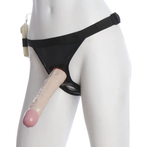  Страпон с вибрацией Vac-U-Lock Set Vibro 8 Classic Dong 20,3 см 