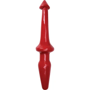  Красный двусторонний фаллос Lil Devil 24 см 
