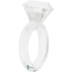  Эрекционное кольцо в виде колечка SILICON DIAMOND COCKRING 