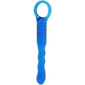  Голубой анальный стимулятор TAPERED ANAL ROD BLUE 14,5 см 