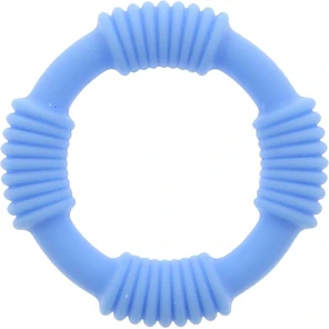 Голубое эрекционное кольцо PLAY CANDI COTTON POP BLUE 