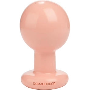 Круглая телесная анальная пробка ROUND LARGE 
