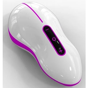  Бело-розовый вибростимулятор Mouse 
