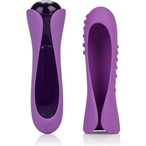  Сиреневый вибратор с двумя сменными насадками Io Lavender 10,75 см 