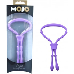  Сиреневое эрекционное кольцо-лассо Mojo Vigor 
