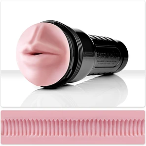  Мастурбатор-ротик Fleshlight Pink Mouth Super Ribbed 