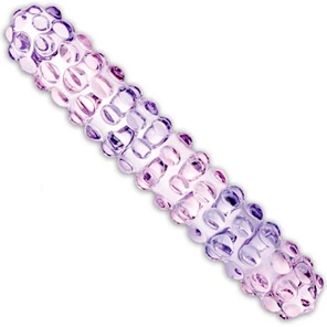  Двухцветный вагинальный стимулятор Purple Rose Nubby, 17,5 см 