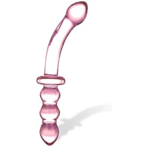  Анально-вагинальный фаллос из стекла Purple Pacifier, 20 см 