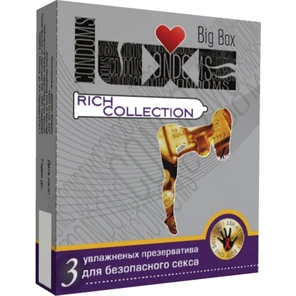  Цветные презервативы LUXE Big Box Rich collection 3 шт 
