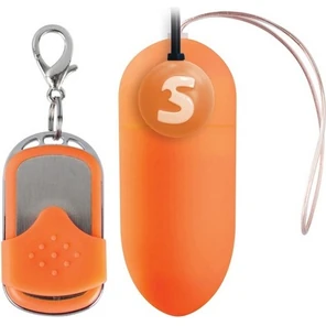  Оранжевое радиоуправляемое виброяйцо Rechargeable Vibrating egg 